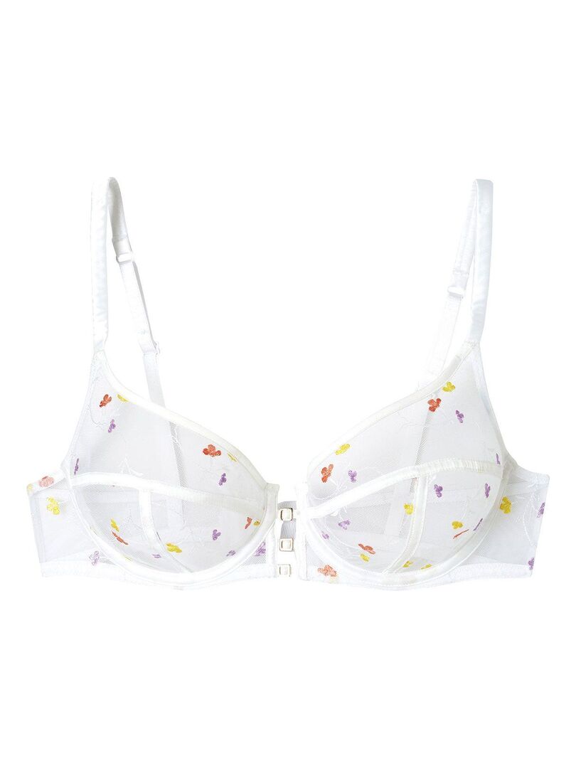 Soutien Gorge Armatures Mimosa Camille Cerf Pomm Poire Blanc