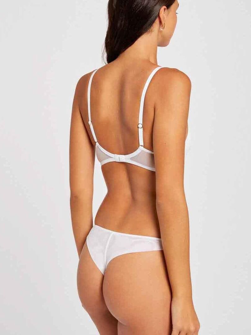 Soutien gorge ampliforme coque moulée KIM Morgan Lingerie Blanc