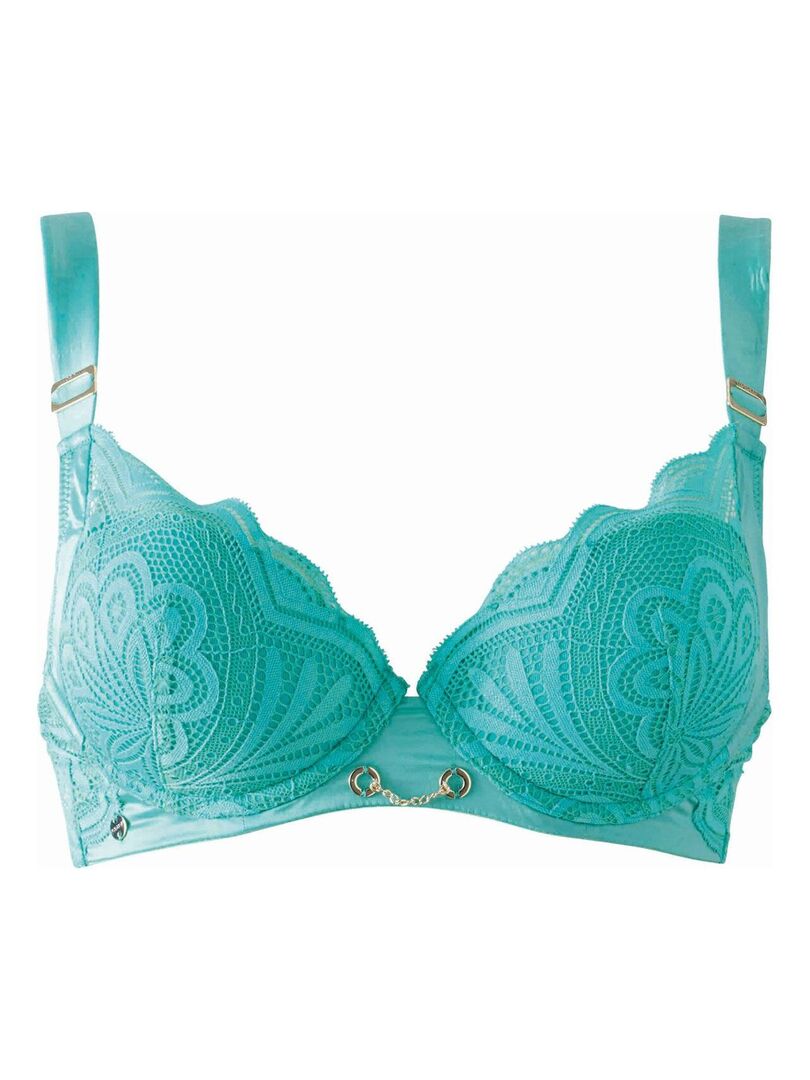 Soutien Gorge Ampliforme Coque Moul E Laura Morgan Lingerie Vert