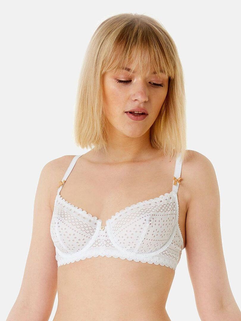 Soutien Gorge Armature Instinct Brigitte Bardot Lingerie Blanc