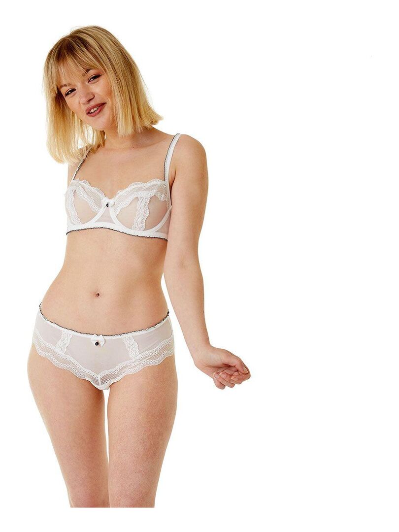 Soutien Gorge Armature Star Brigitte Bardot Lingerie Blanc Kiabi