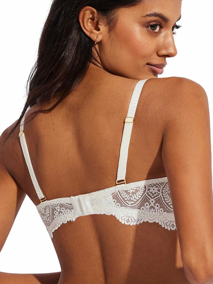 Soutien Gorge Bandeau Armatur Pr Form Matilda Mariage Ecru Kiabi