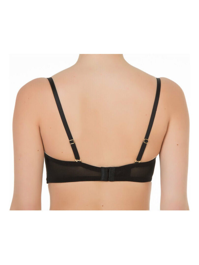 Soutien Gorge Bandeau Push Up Etna Noir Kiabi