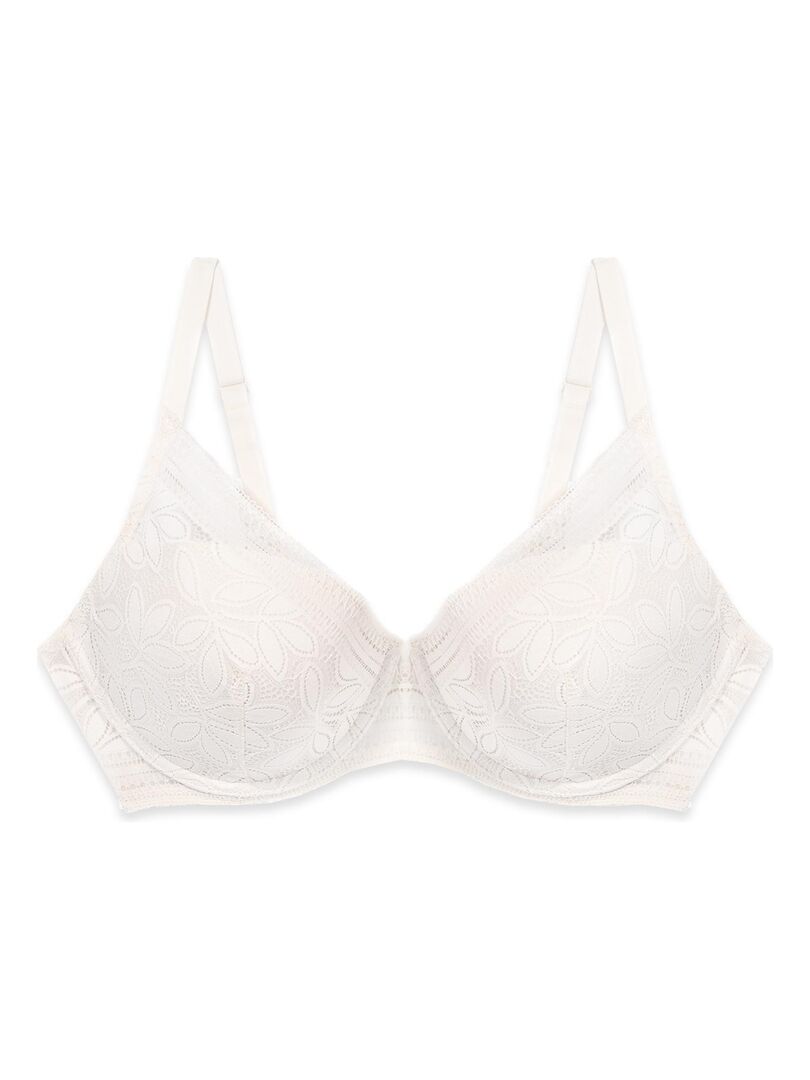 Soutien Gorge Coques Armatures Lynn Rougegorge Lingerie Blanc