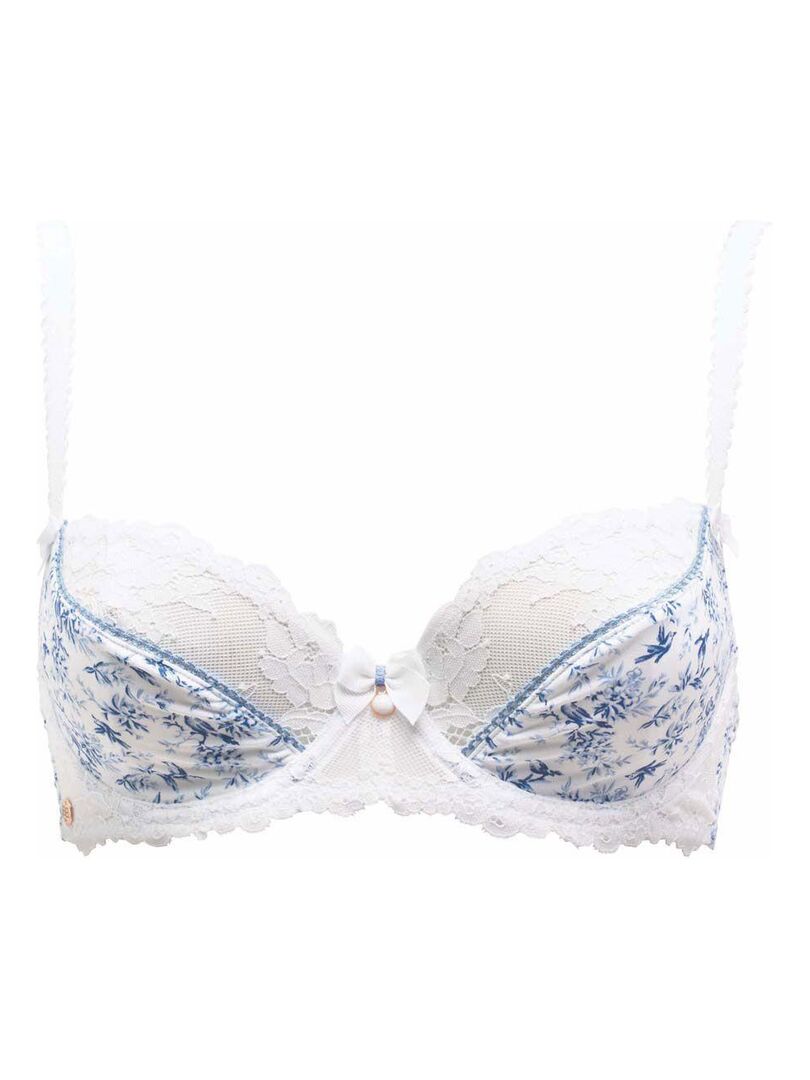 Soutien Gorge Corbeille COLOMBE Brigitte Bardot Lingerie Bleu