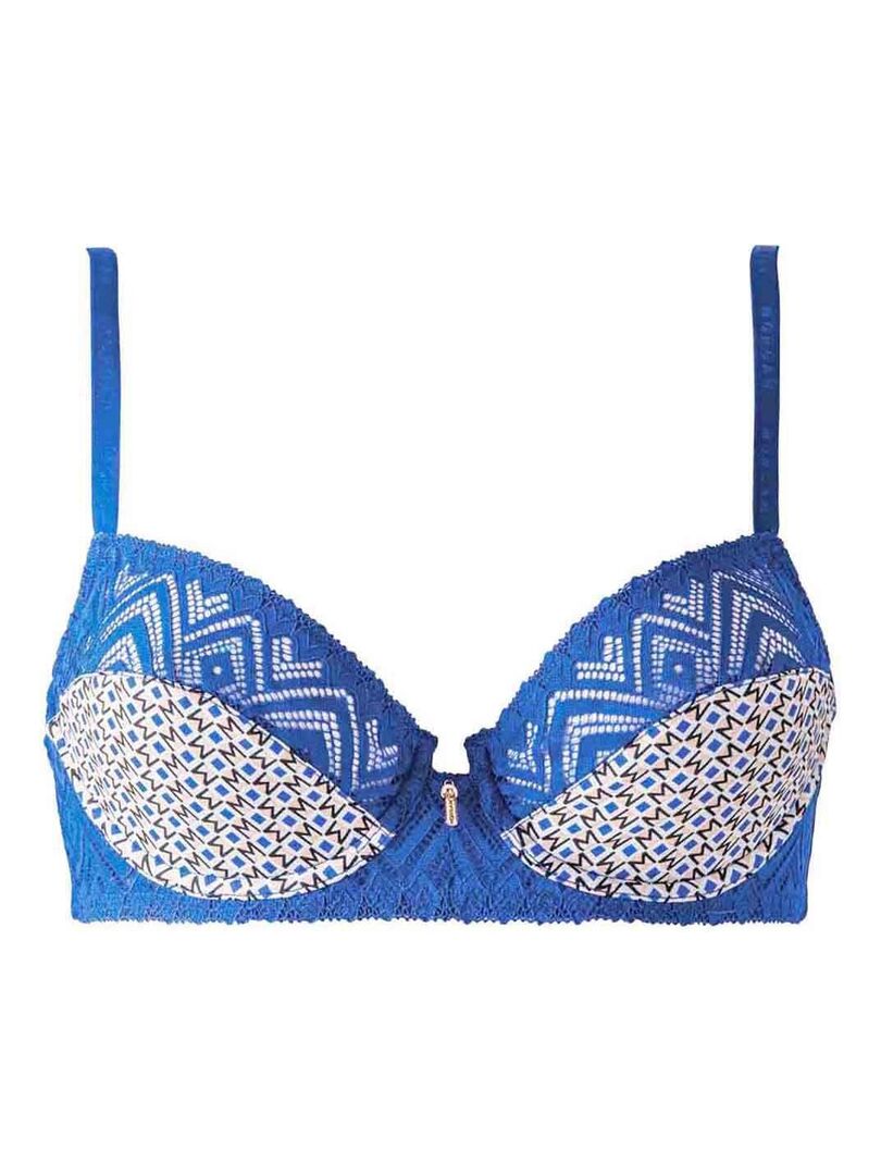 Soutien Gorge Corbeille Kim Morgan Lingerie Bleu Kiabi