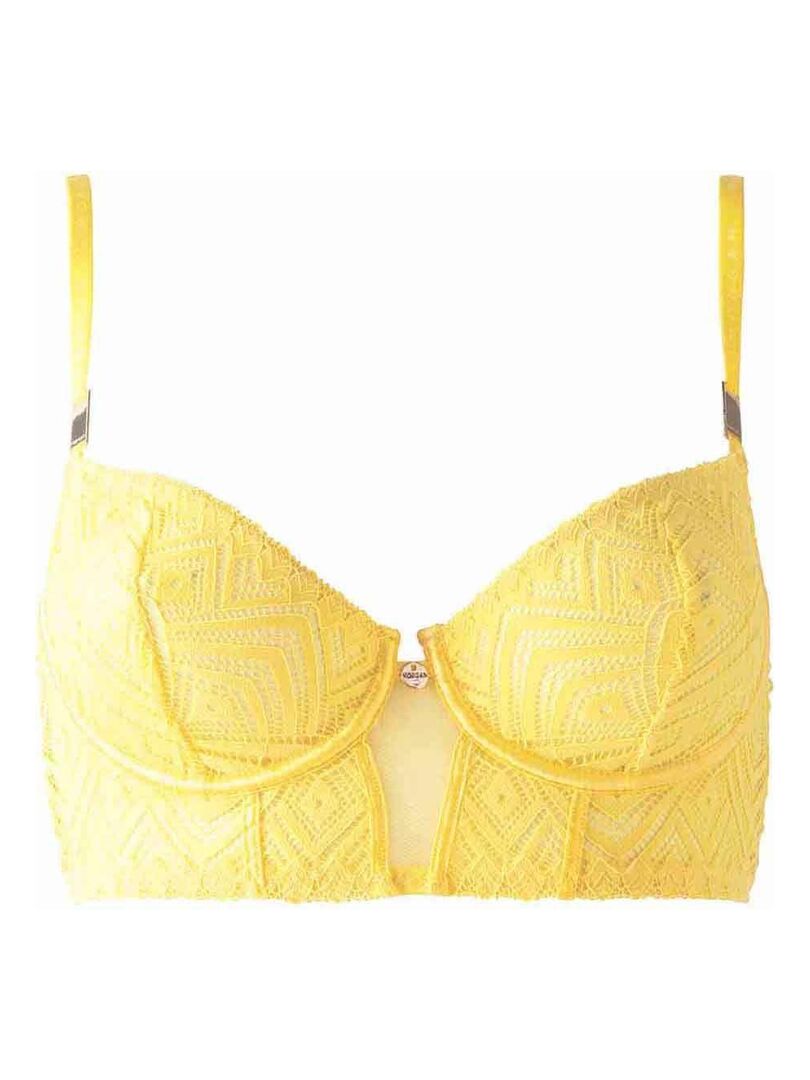 Soutien Gorge Corbeille NINA Morgan Lingerie Jaune Kiabi 34 00