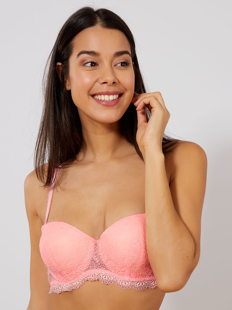 Soutien Gorge Push Up Mojito Lingerie Rose Kiabi