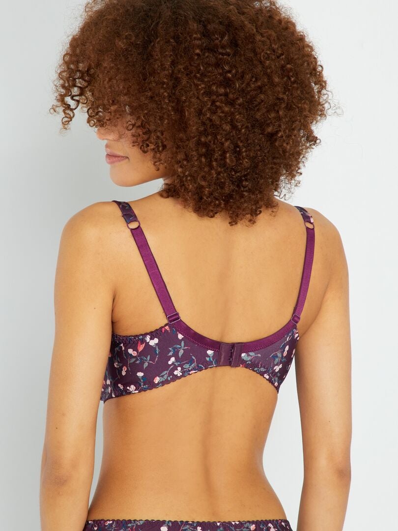 Soutien Gorge Sans Complexe Prune Kiabi 13 00