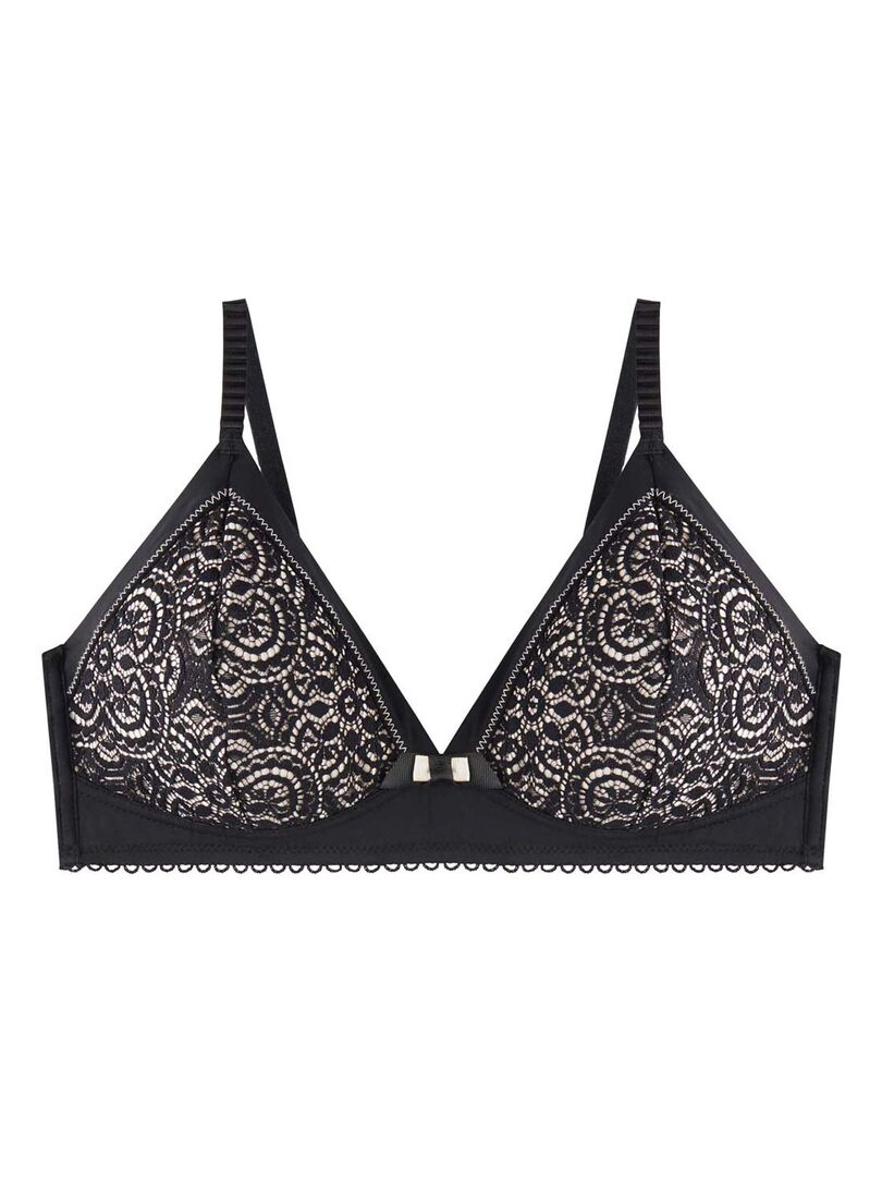 Soutien Gorge Triangle Sans Armatures MAGIE NOIRE Pomm Poire Noir