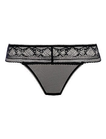 Tanga femme tangas dentelle imprimé microfibre brésilien Kiabi