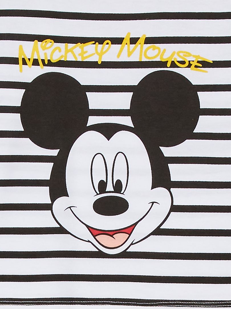 T Shirt Minnie Ray De Disney Blanc Kiabi