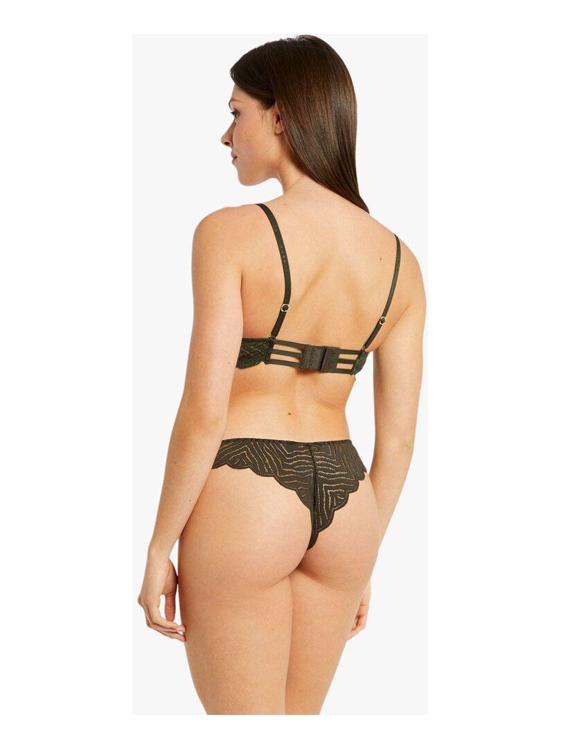 Tanga MARIANNE Morgan Lingerie Vert Kiabi 18 00