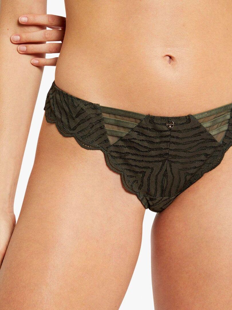 Tanga MARIANNE Morgan Lingerie Vert Kiabi 18 00