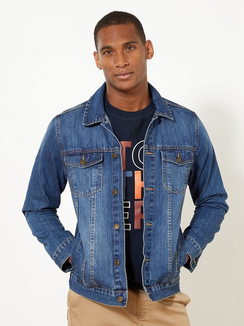 Veste En Denim Pur Coton Stone Kiabi