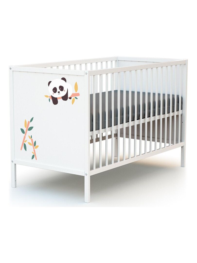 Webaby Lit B B Panneaux Blanc Orange Kiabi