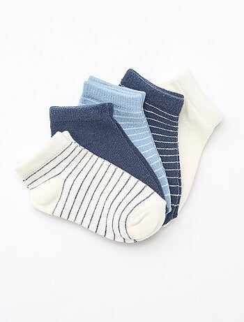 - Lot de 5 paires de chaussettes invisibles