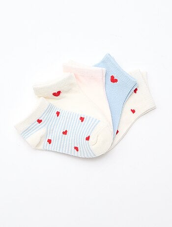 - Lot de 5 paires de chaussettes invisibles