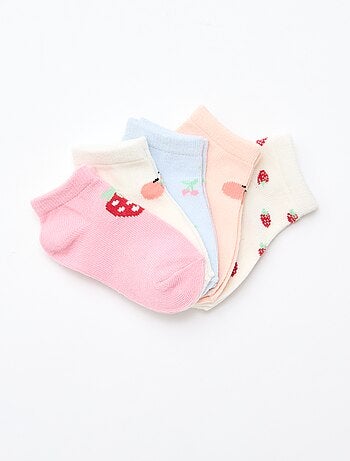 - Lot de 5 paires de chaussettes invisibles