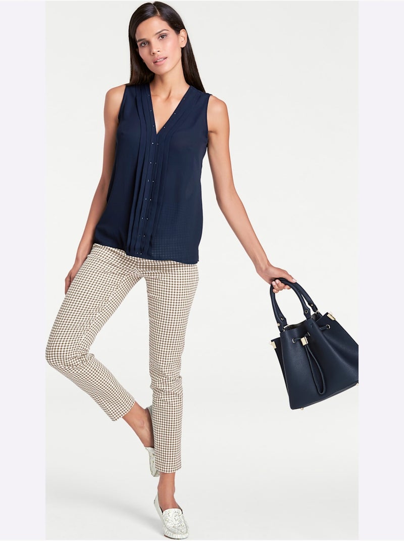 - Taille Standard - Helline Blanc Marron - Kiabi