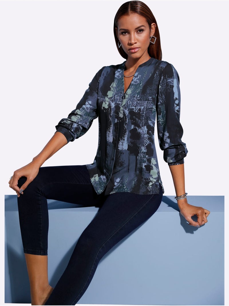 - Taille Standard - Helline Bleu Ecru - Kiabi