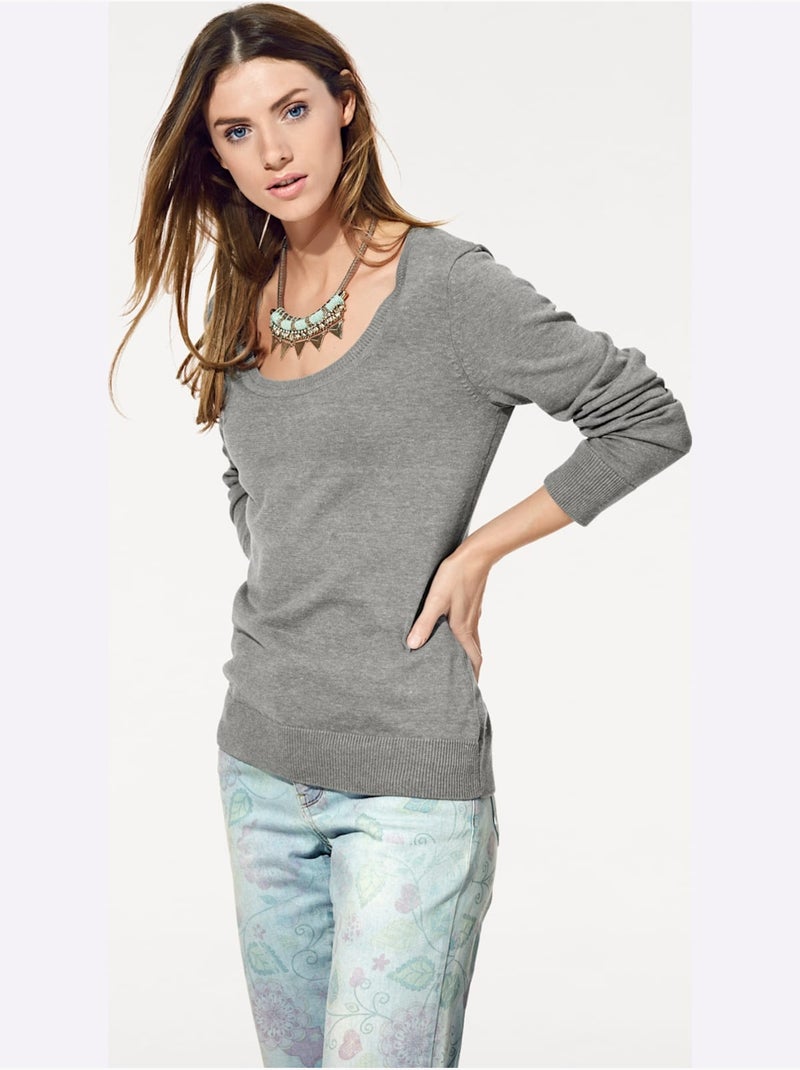 - Taille Standard - Helline Gris chiné - Kiabi