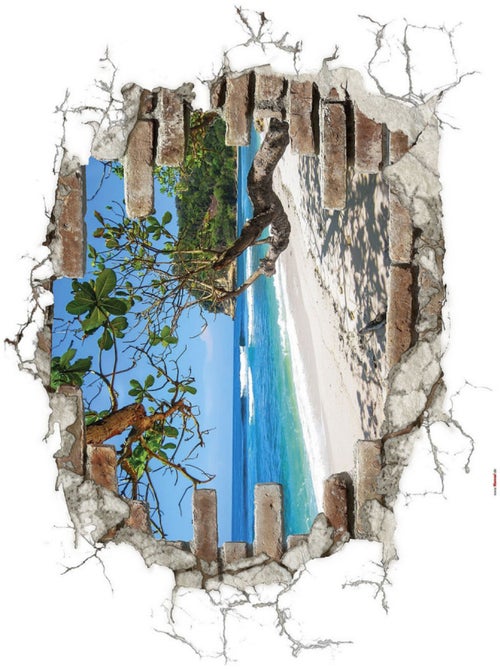 -Break Out- Sticker Décoration murale - 50x70cm - Kiabi