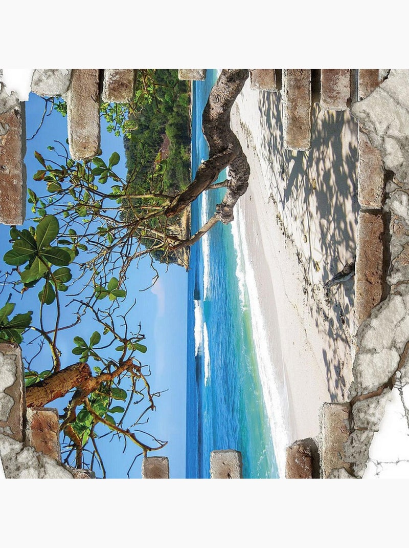 -Break Out- Sticker Décoration murale - 50x70cm Multicolore - Kiabi