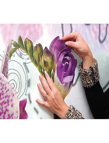-Fiore-, Sticker Décoration Murale - 50 x 70 cm
