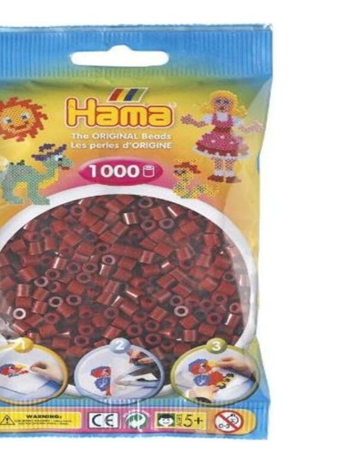1 000 Perles en sachet - Bordeaux - Kiabi