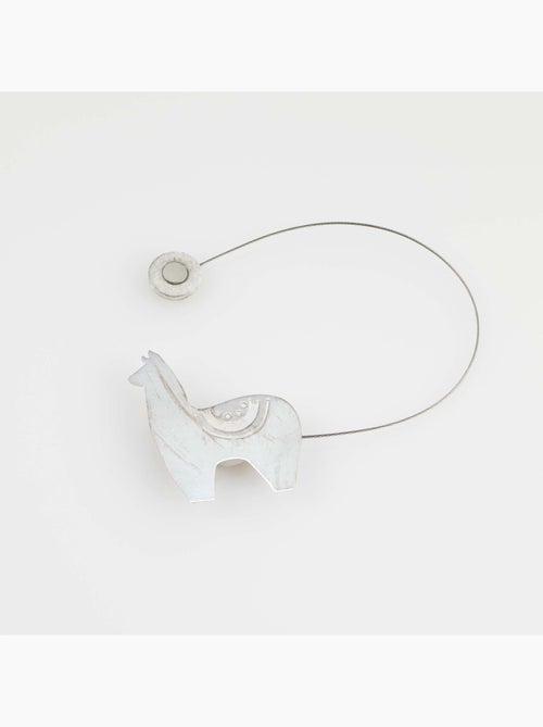 1 Embrasse aimantee Yzma le lama gris argent - Kiabi