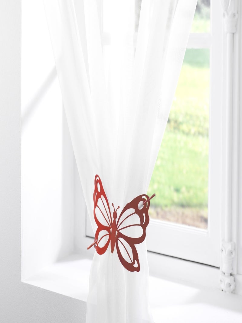 1 Embrasse broche Joli papillon Rouge - Kiabi