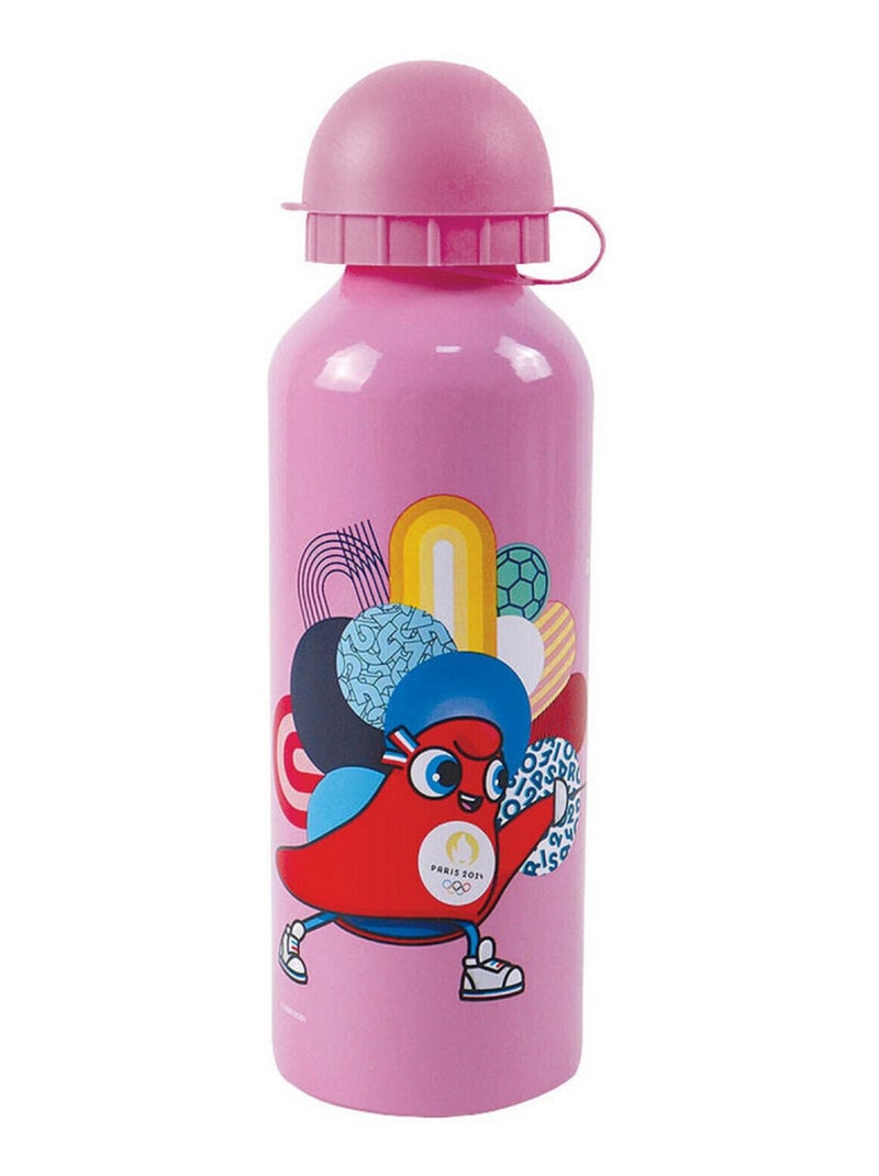 1 Gourde En Aluminium Mascotte Jeux Olympiques 2024 Phryge Multicolore - Kiabi