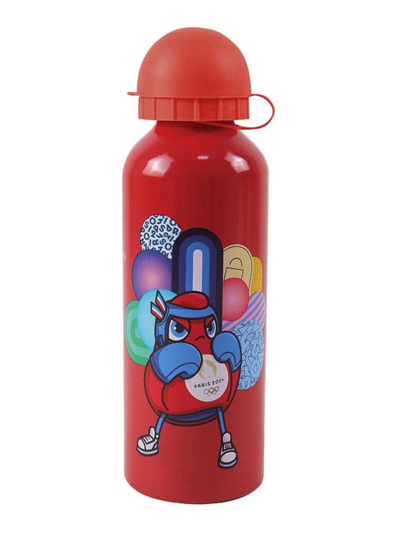 1 Gourde En Aluminium Mascotte Jeux Olympiques 2024 Phryge Multicolore - Kiabi