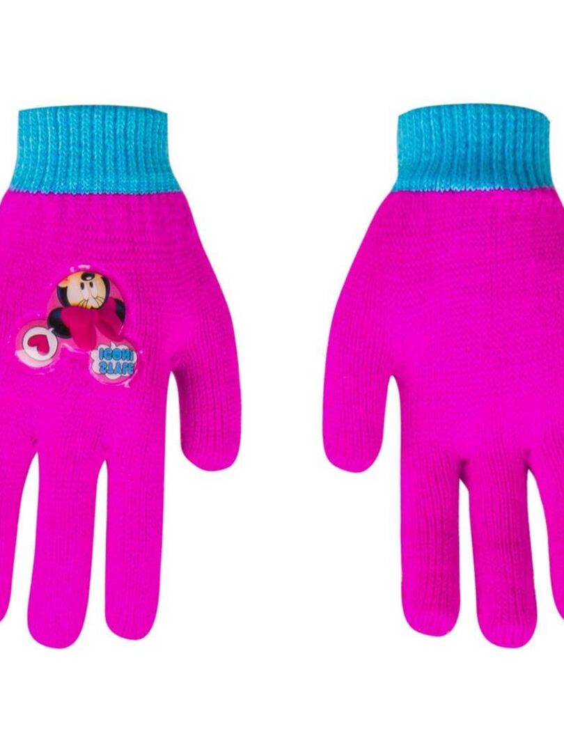3 Paires Gants Tricotés D'Enfants Mitaines D'Hiver D'Enfants Gants En