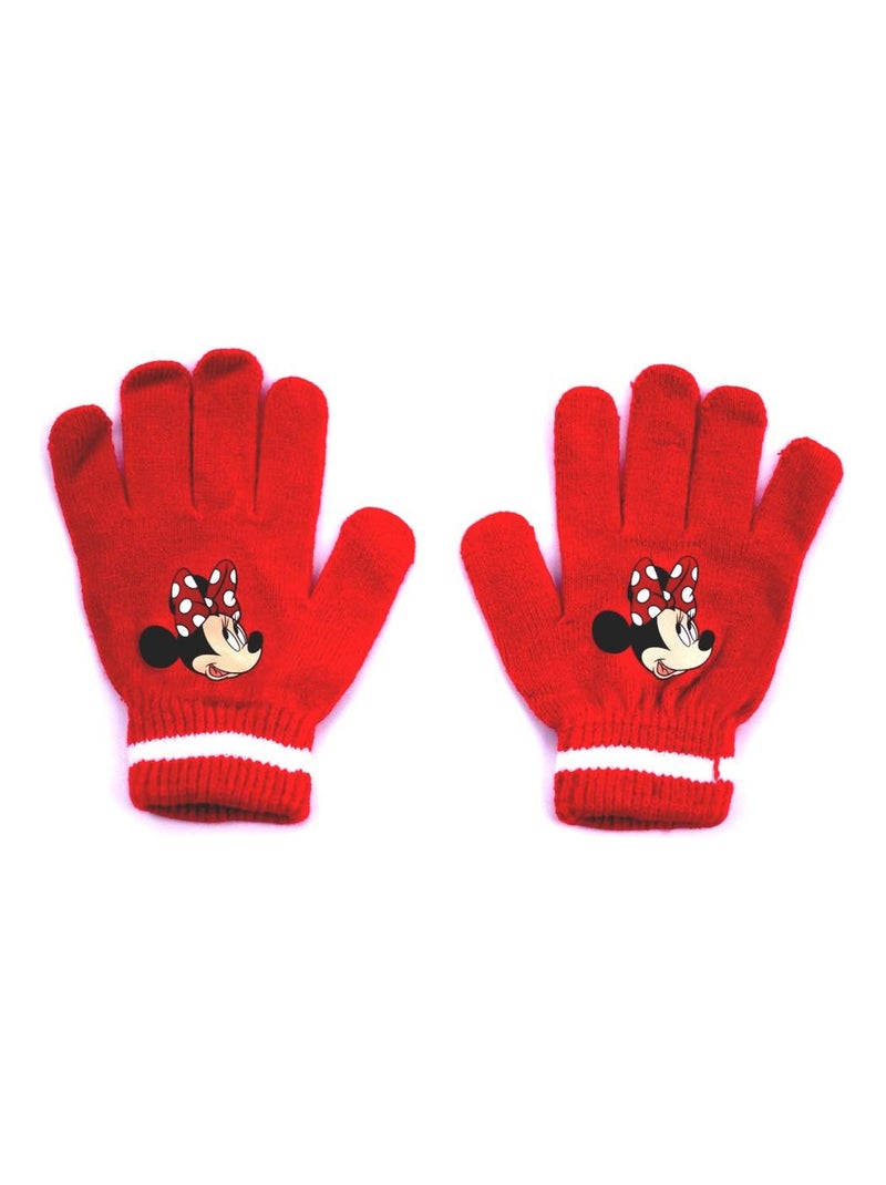 1 paire de gant hiver Minnie Mouse enfant fille gants Multicolore - Kiabi