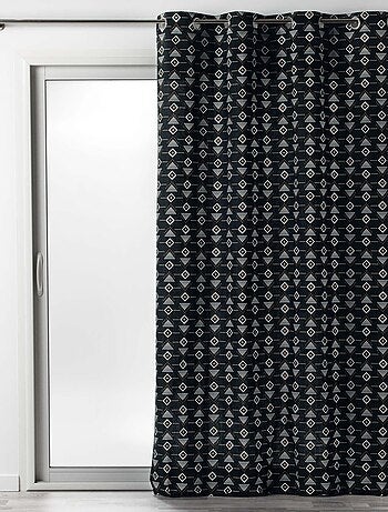 1 Rideau a oeillet geometrique Letiko