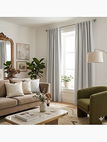 1 Rideau Occultant total Eclipse patte caché