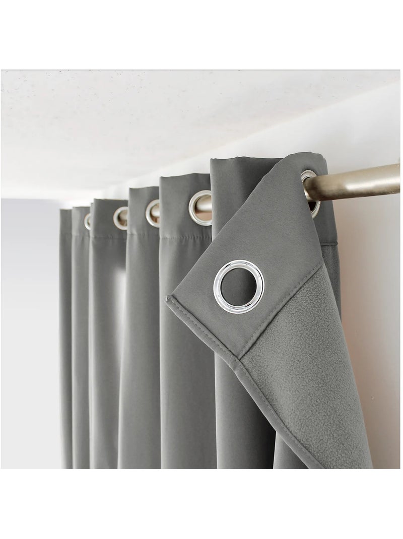 1 Rideau Thermique Glacier Gris clair - Kiabi