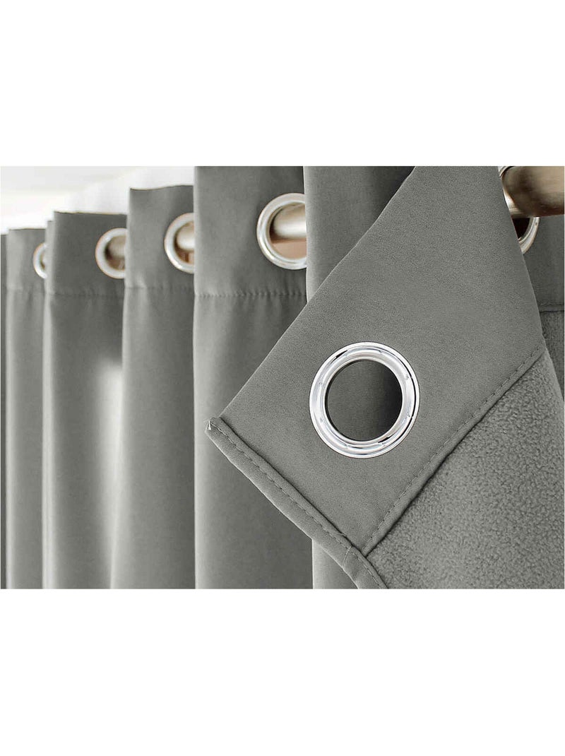 1 Rideau Thermique Glacier Gris clair - Kiabi