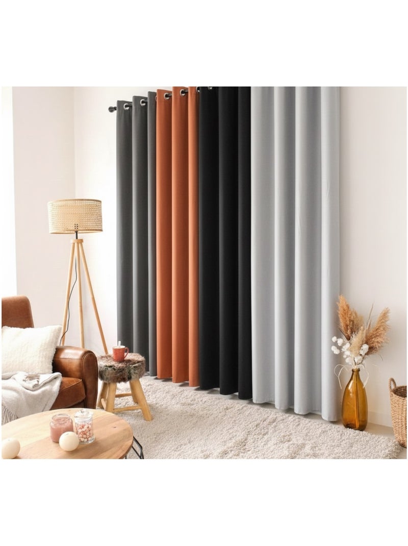 1 Rideau Thermique Glacier Noir - Kiabi