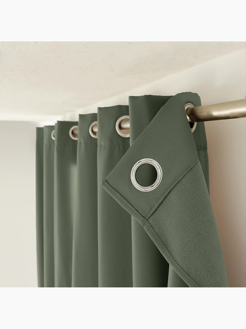 1 Rideau Thermique Glacier Vert - Kiabi