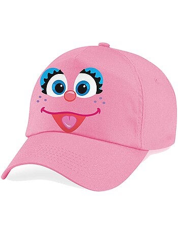 1, Rue Sésame Abby Cadabby Face Casquette Enfant, Rose