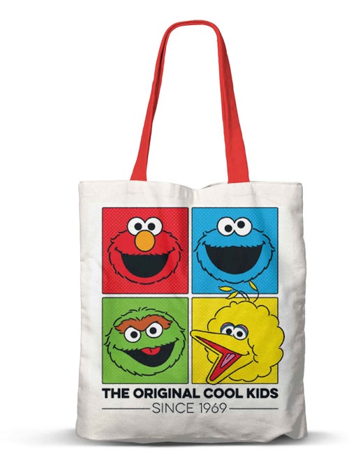 1, Rue Sésame Cool Sac de Courses Shopping FAN, Blanc - Kiabi 1, Rue Sésame Cool Sac de Courses Shopping FAN, Blanc - Kiabi