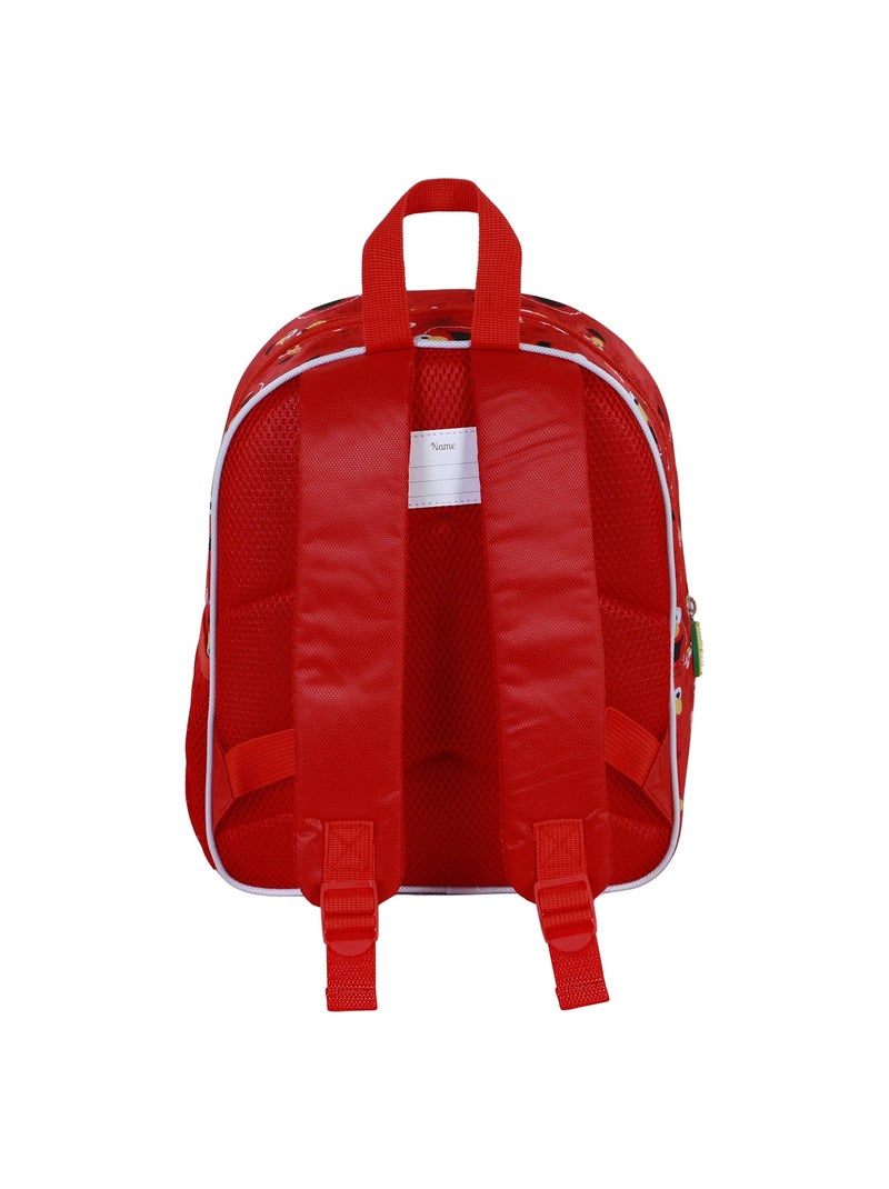 1, Rue Sésame Elmo Happy Sac à Dos 3D Elite, Rouge Rouge - Kiabi