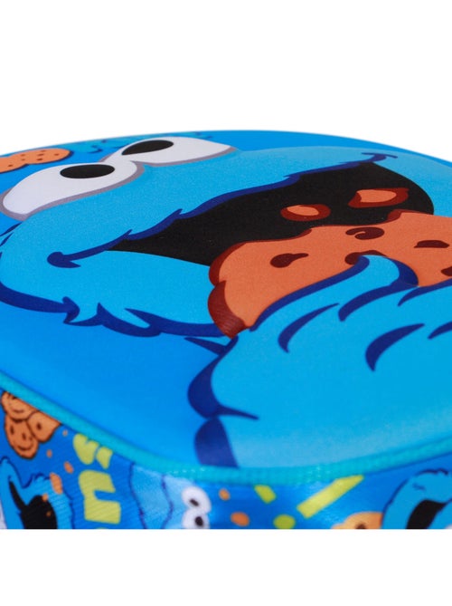 1, Rue Sésame Macaron Eat Sac à Dos 3D Elite, Bleu - Kiabi