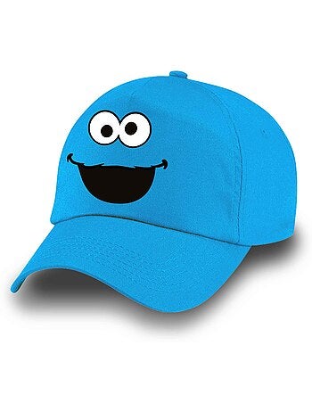 1, Rue Sésame Macaron Face Casquette Enfant, Bleu