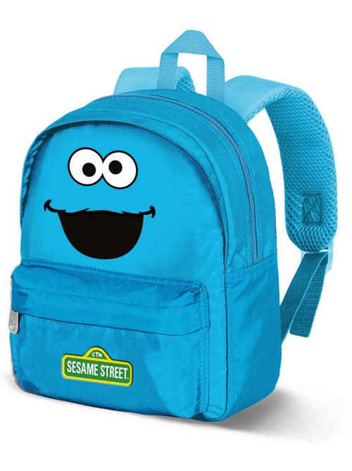 1, Rue Sésame Macaron Face Sac à dos Préscolaire Joy, Bleu - Kiabi