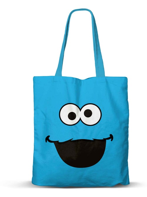 1, Rue Sésame Macaron Face Sac de Courses Shopping FAN, Bleu - Kiabi 1, Rue Sésame Macaron Face Sac de Courses Shopping FAN, Bleu - Kiabi