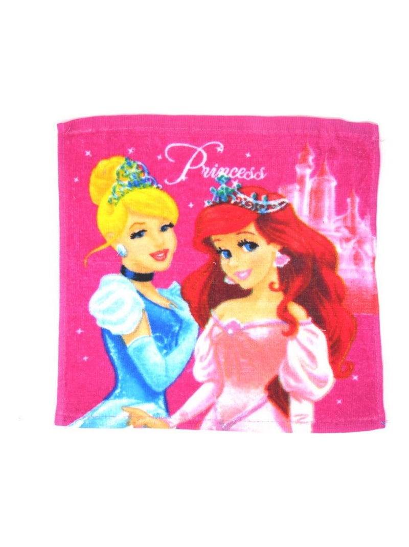 1 serviette Disney, Princesse essuie main 30x30cm coton ecole Multicolore - Kiabi